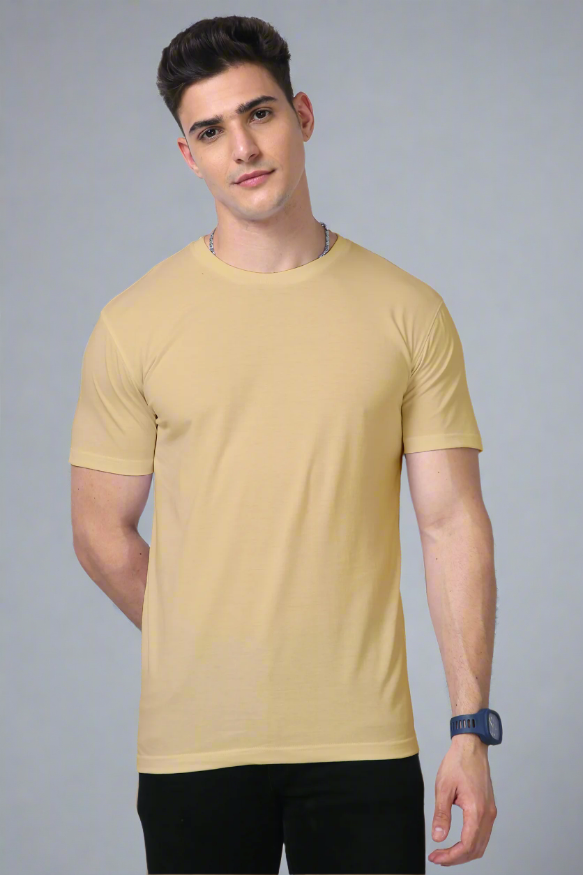 ASHMER Supima-t-shirt_Beige